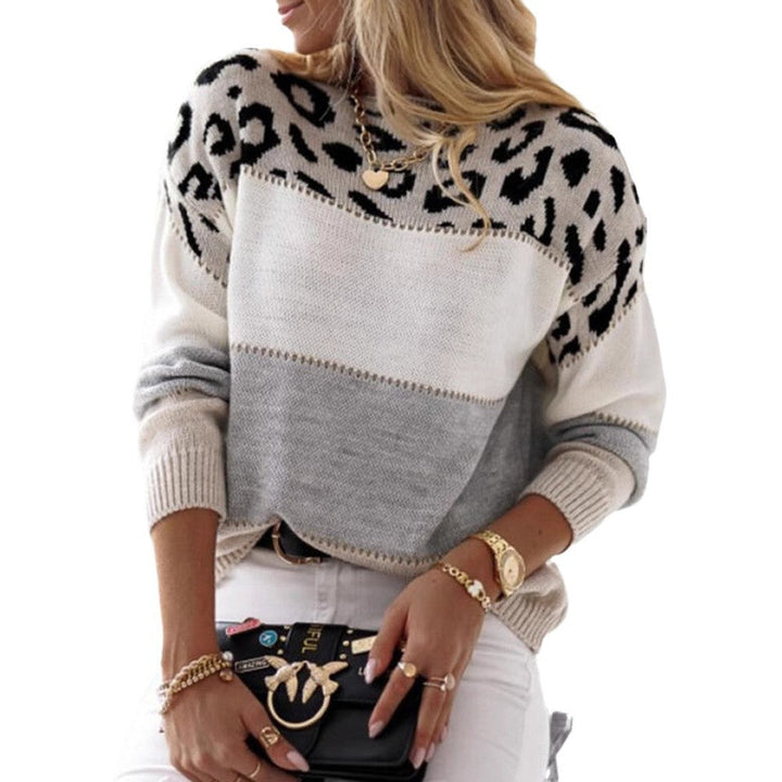 Damen eleganter und modischer Pullover Echoarchiv