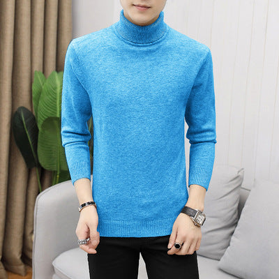 Herren eleganter Rollkragenpullover aus feiner Merinowolle Echoarchiv