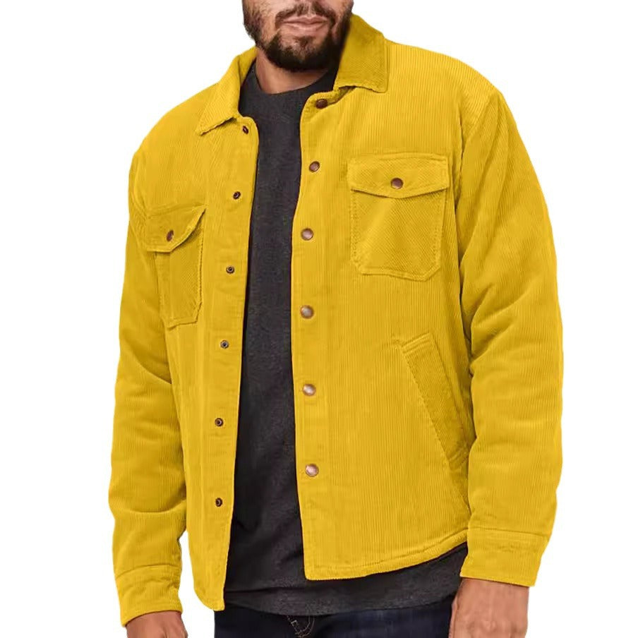 Herren Cordjacke mit praktischen Taschen und stylischem Design Echoarchiv