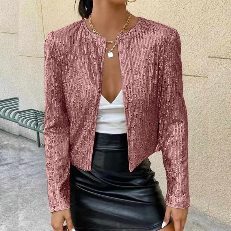 Damen Glitzernde Strickjacke Echoarchiv