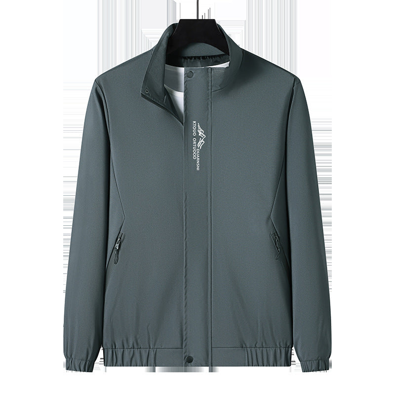 Herren Leichte Sportjacke mit hohem Kragen Echo Archiv