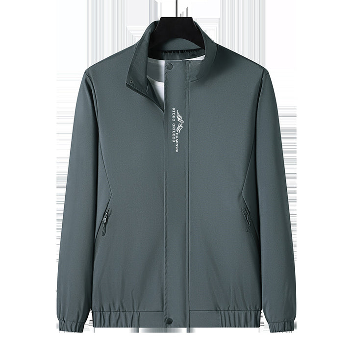 Herren Leichte Sportjacke mit hohem Kragen Echo Archiv