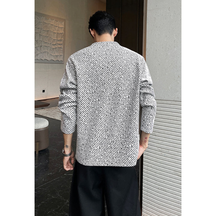 Herren Modischer Oversized Pullover Echo Archive