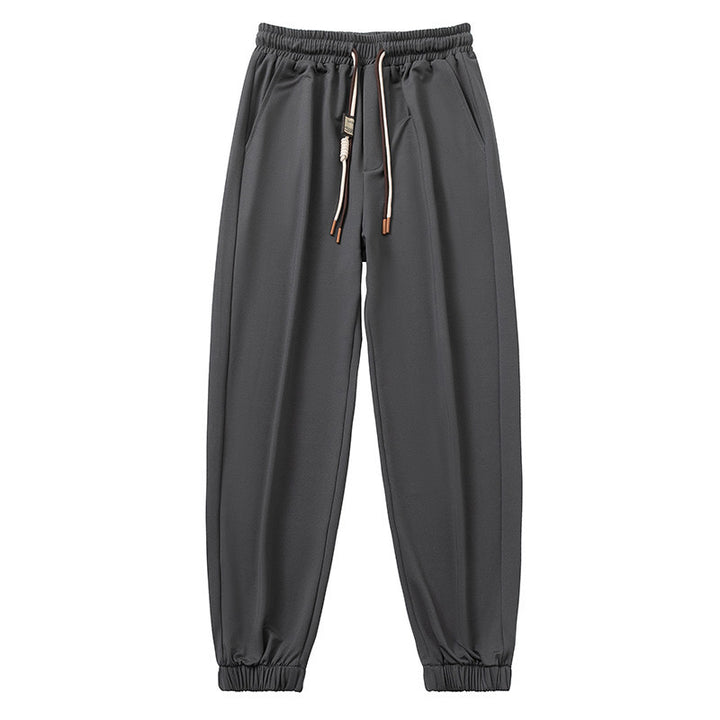 Herren Komfort-Jogginghose mit nachhaltigem Interlock-Stretch, verdeckten Eingrifftaschen & elastischen Knöchelbündchen Echo Archiv