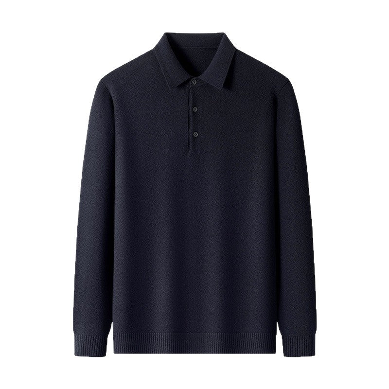 Herren eleganter Polokollektion Pullover aus feiner Baumwolle Echoarchiv