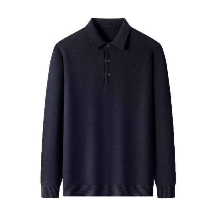 Herren eleganter Polokollektion Pullover aus feiner Baumwolle Echoarchiv