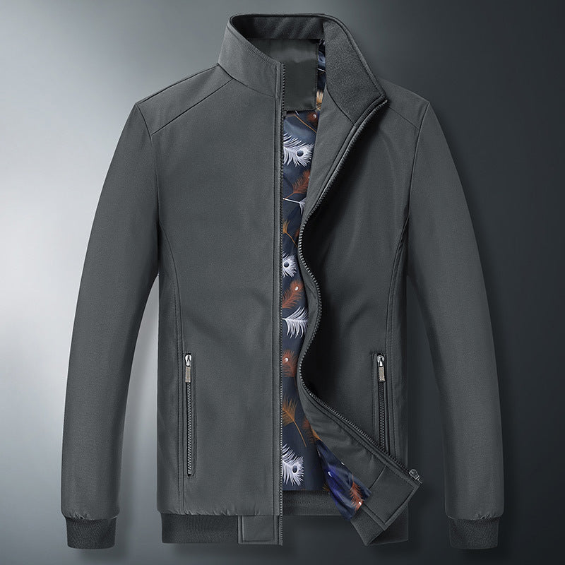 Herren Modische Windjacke mit hohem Kragen Echo Archiv