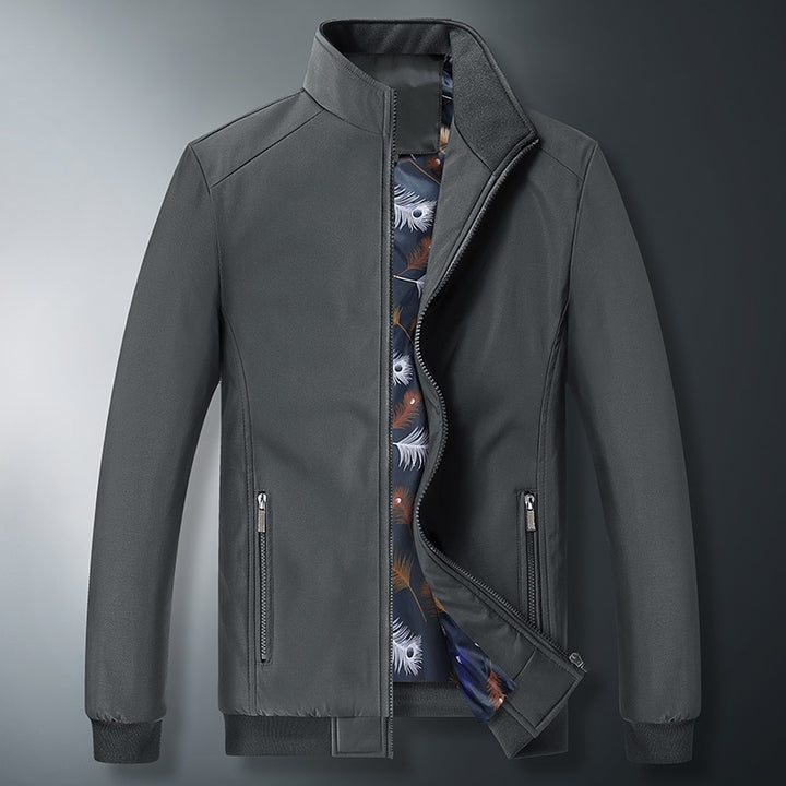 Herren Modische Windjacke mit hohem Kragen Echo Archiv