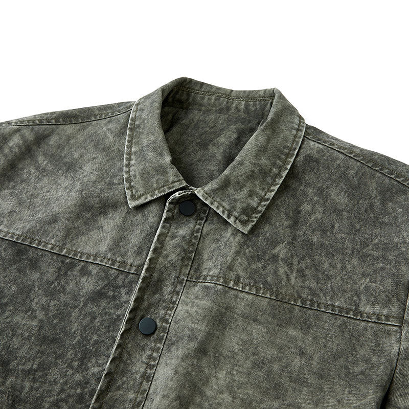Herren lässige Denimjacke mit praktischen Taschen Echoarchiv