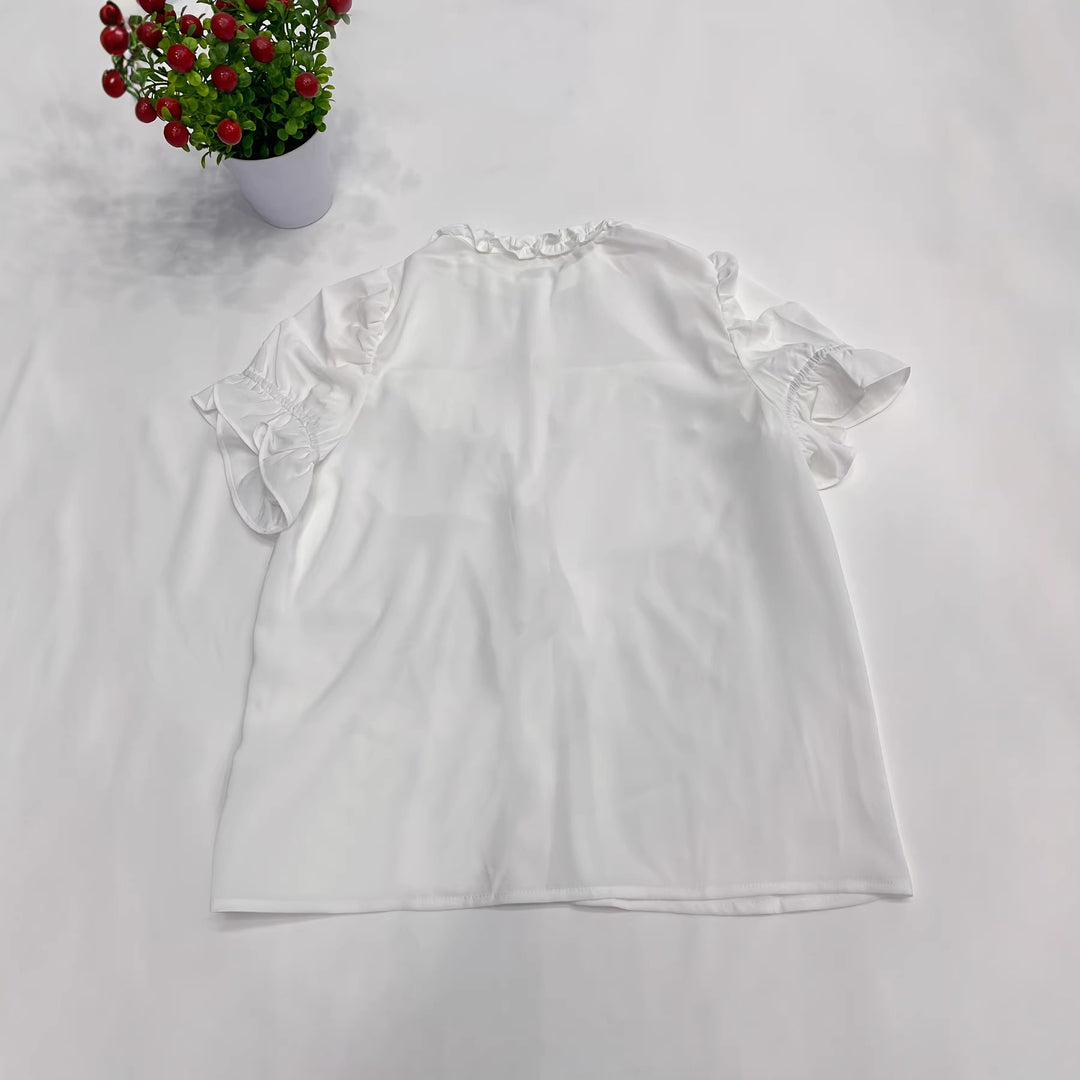 Damen Elegantes Blusenshirt mit Rüschendetails Echo Archiv