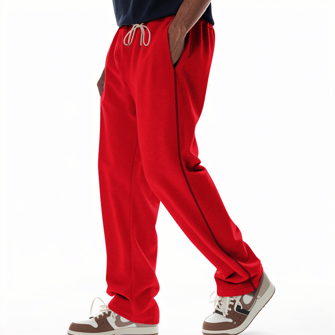Herren bequeme Sweatpants mit seitlichen Kontraststreifen Echoarchiv