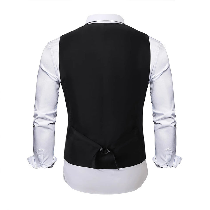Herren elegante Satin-Weste mit Paisleymuster Echoarchiv