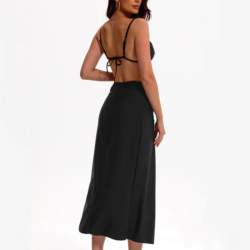 Damen Elegantes Bikini-Set mit modischem Wickelrock Echo Archiv
