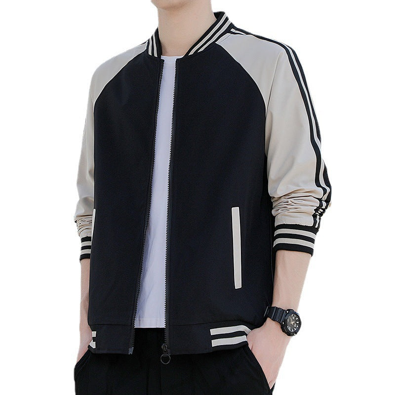 Herren Sportliche Bomberjacke mit seitlichen Taschen Echo Archiv