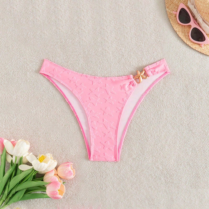 Damen Hochgeschnittenes Bikiniunterteil mit floralen Mustern Echo Archiv