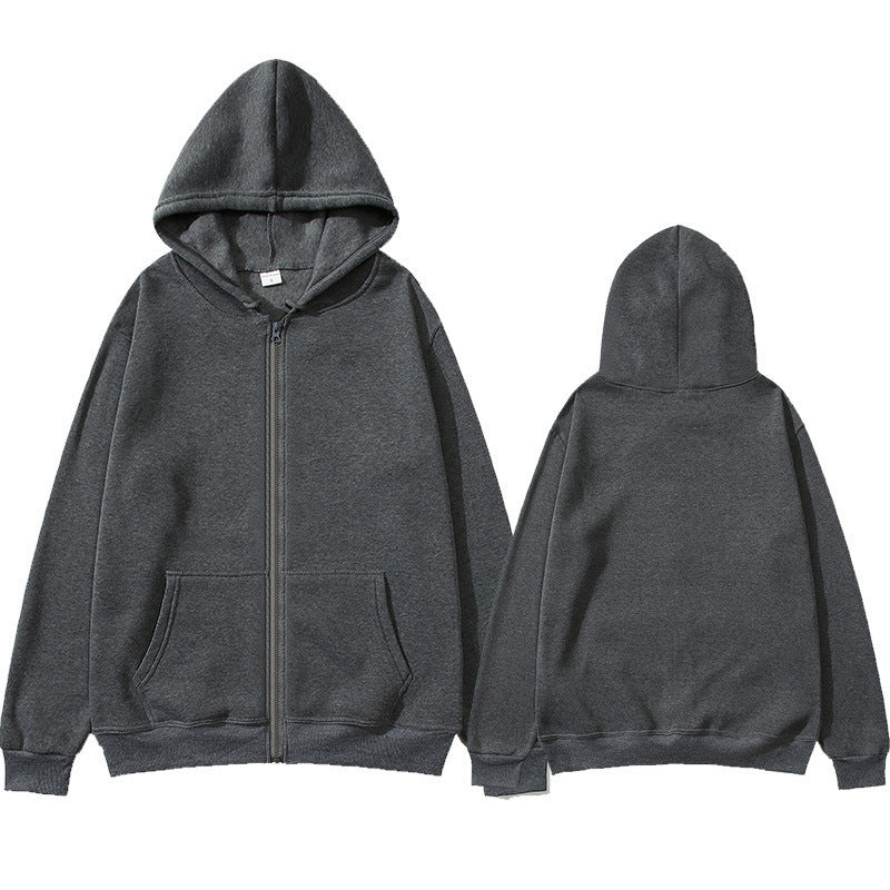 Unisex Zip-Hoodie mit robustem Metallreißverschluss, angerauter Fleece-Innenseite, geteilten Eingrifftaschen und verstärkten Nähten Echo Archiv