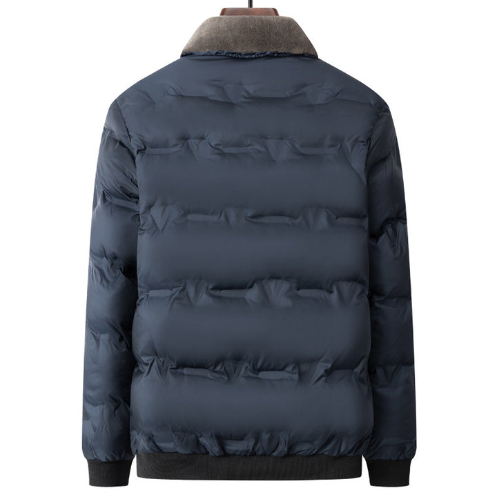Herren nan gesteppte Thermojacke mit Kunstfellkragen winddicht wasserabweisend und mehreren Reißverschlusstaschen Echo Archiv