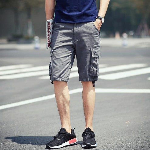 Herren Cargo-Shorts mit vielseitigen Taschen und elastischem Bund Echoarchiv