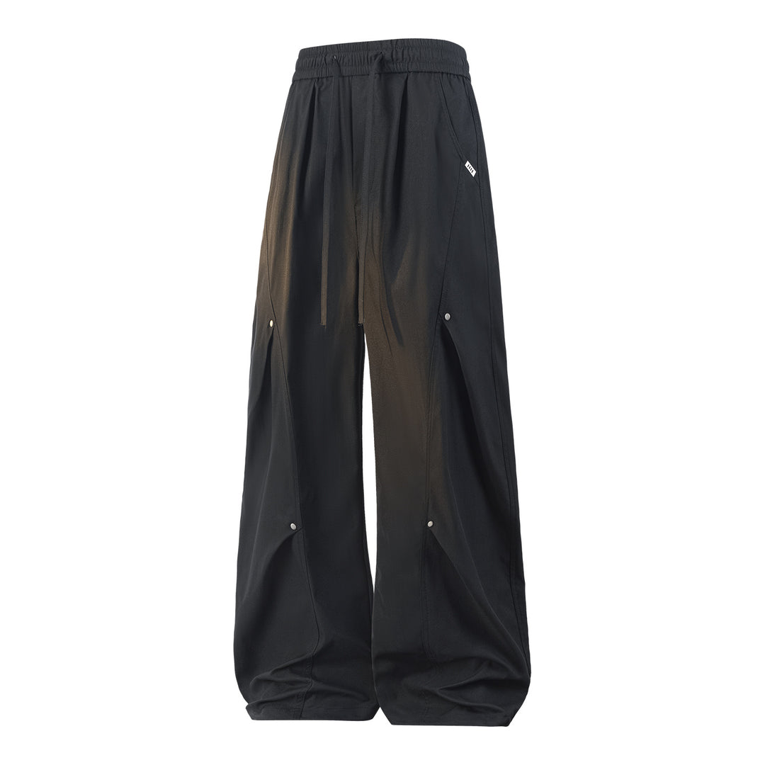 Damen Weite Lagen-Loungehose mit Cargo-Details & elastischem Tunnelzug Echoarchiv