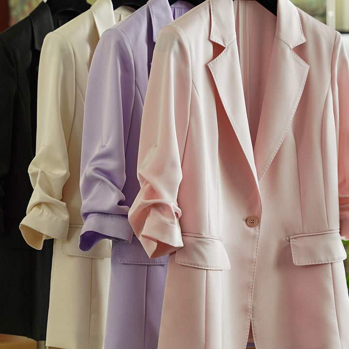 Damen Eleganter Blazer mit lässigem Schnitt Echoarchiv