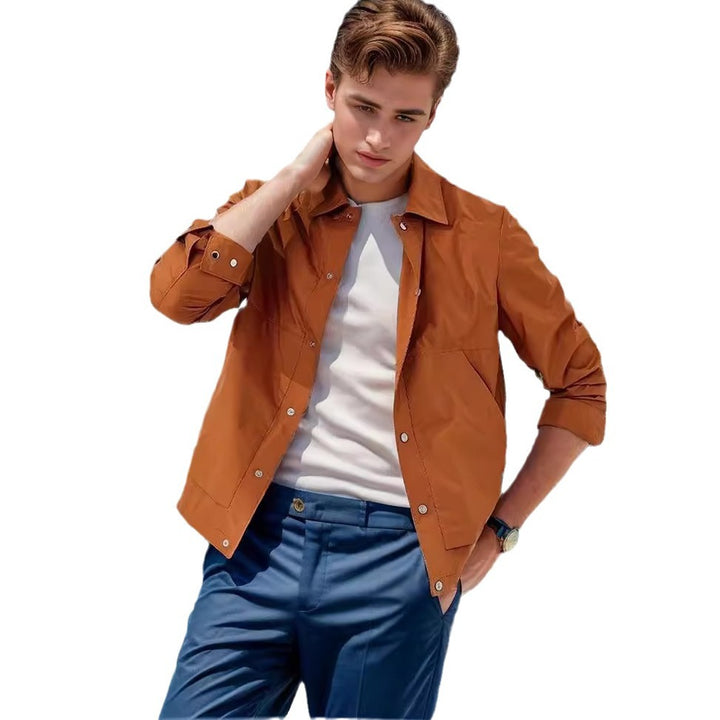 Herren modische Übergangsjacke mit praktischen Taschen Echoarchiv