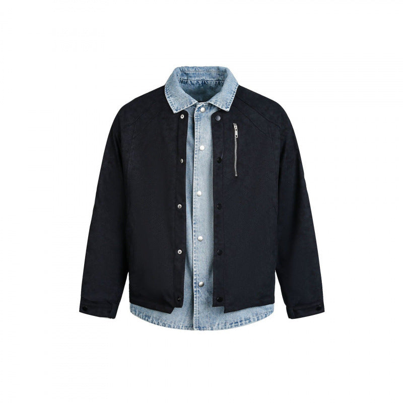 Herren Lagenjacke mit Velourslederoptik und integriertem Jeansfutter Echo Archiv