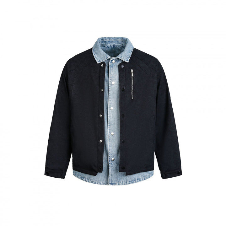 Herren Lagenjacke mit Velourslederoptik und integriertem Jeansfutter Echo Archiv
