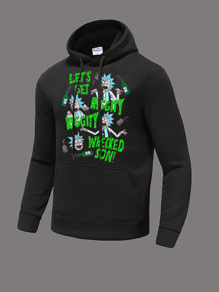 Herren Hoodie mit originellem Grafikdesign Echoarchiv