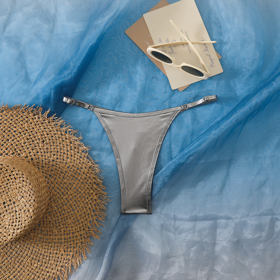 Damen Hochgeschnittener Bikini-Höschen mit elegantem Design Echo Archiv