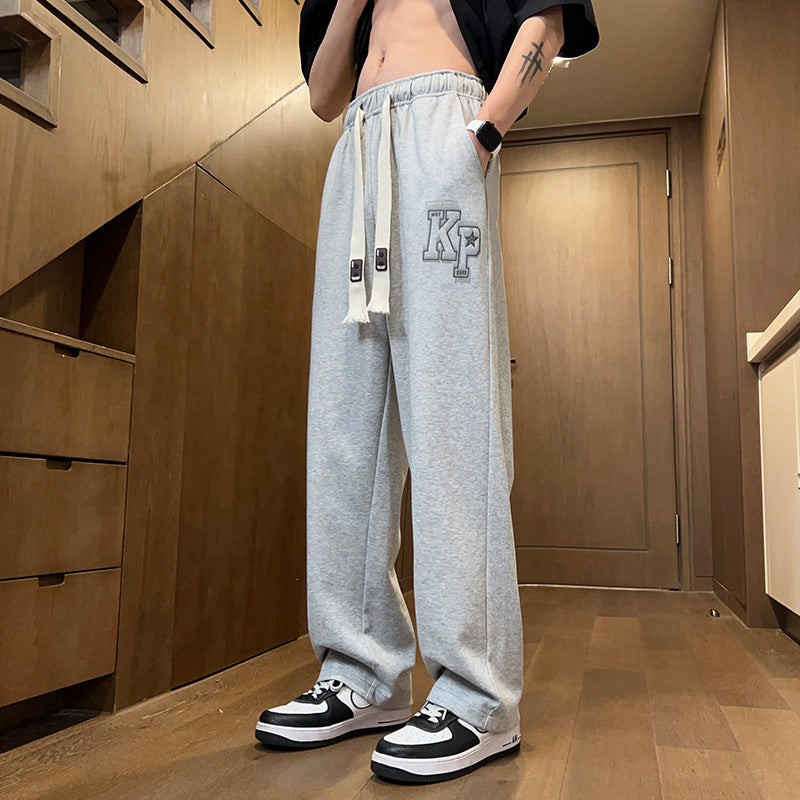 Herren lässige Jogginghose mit elastischem Bund und seitlichen Taschen Echoarchiv
