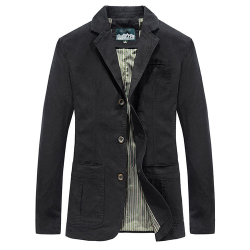 Herren modische Baumwolljacke mit praktischen Taschen Echoarchiv