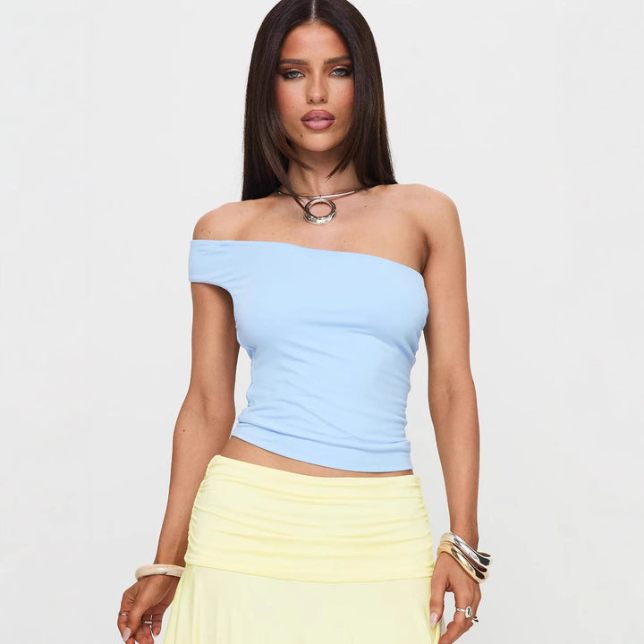 Damen Racerback Top mit tiefem V-Ausschnitt und elegantem Halterdesign Echo Archiv