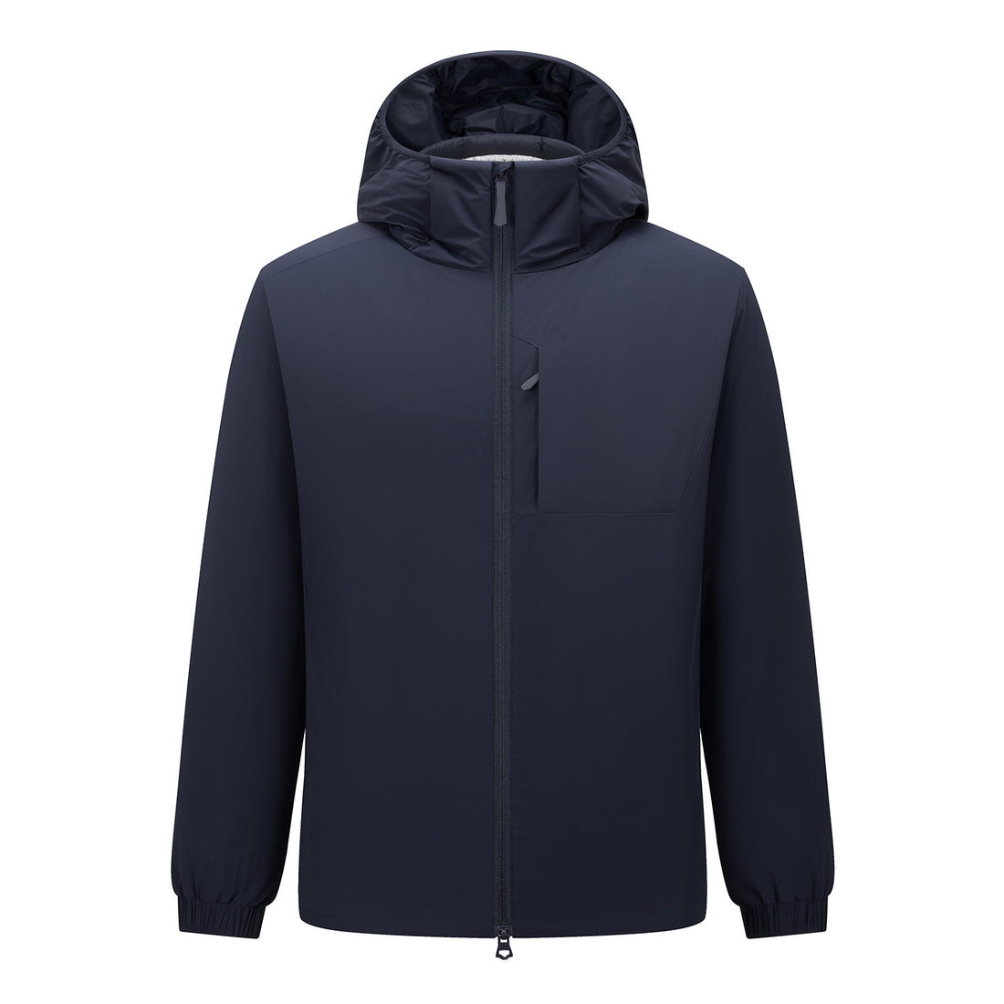 Herren Kapuzen-Softshelljacke mit Zwei-Wege-Reißverschluss, wasserabweisender Membran und Brusttasche Echoarchiv