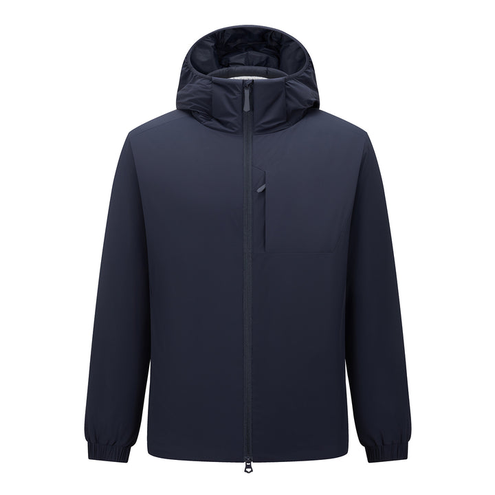 Herren Kapuzen-Softshelljacke mit Zwei-Wege-Reißverschluss, wasserabweisender Membran und Brusttasche Echoarchiv