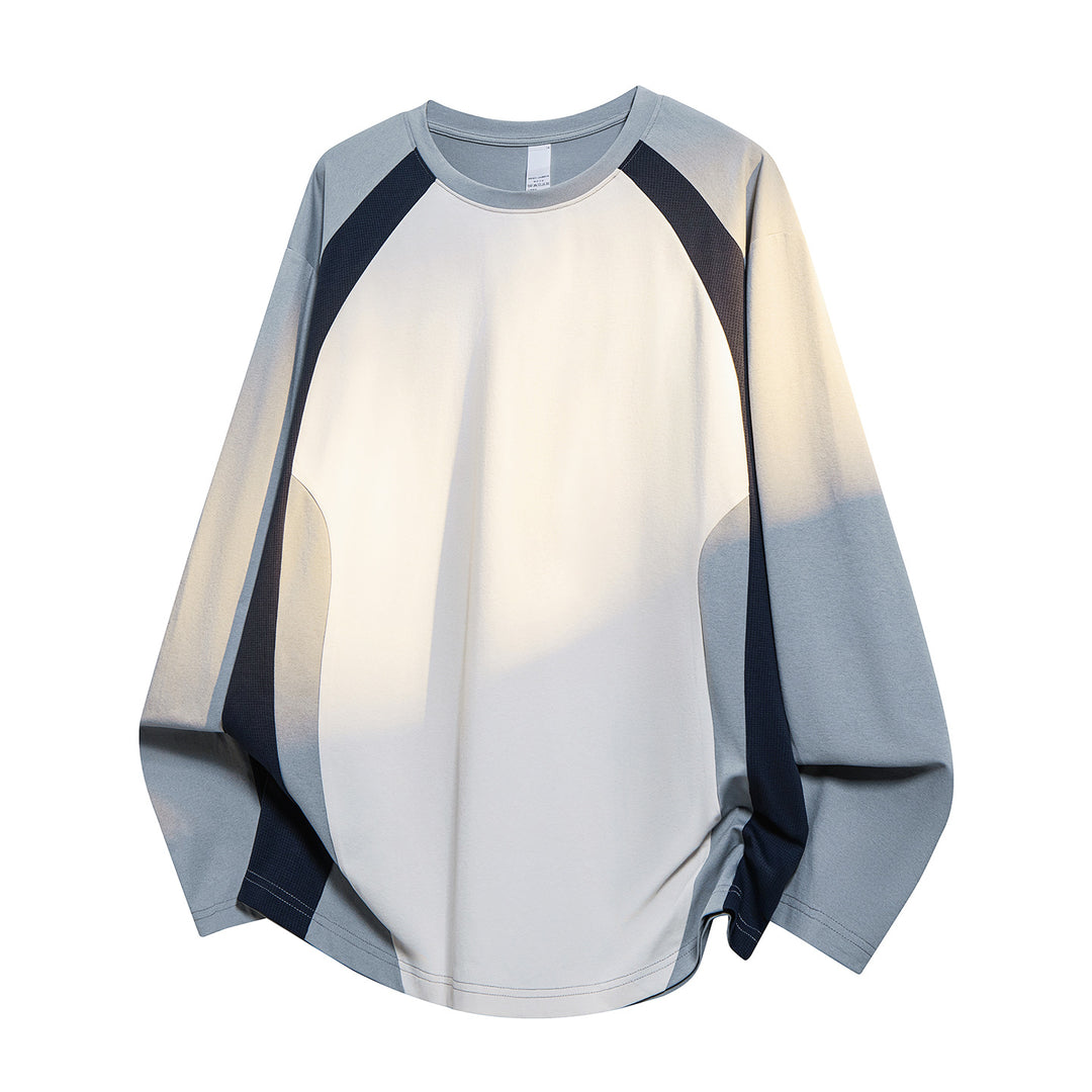 Herren Oversized Performance-Langarmshirt mit Raglanärmeln und Mesh‑Einsätzen Echo Archiv