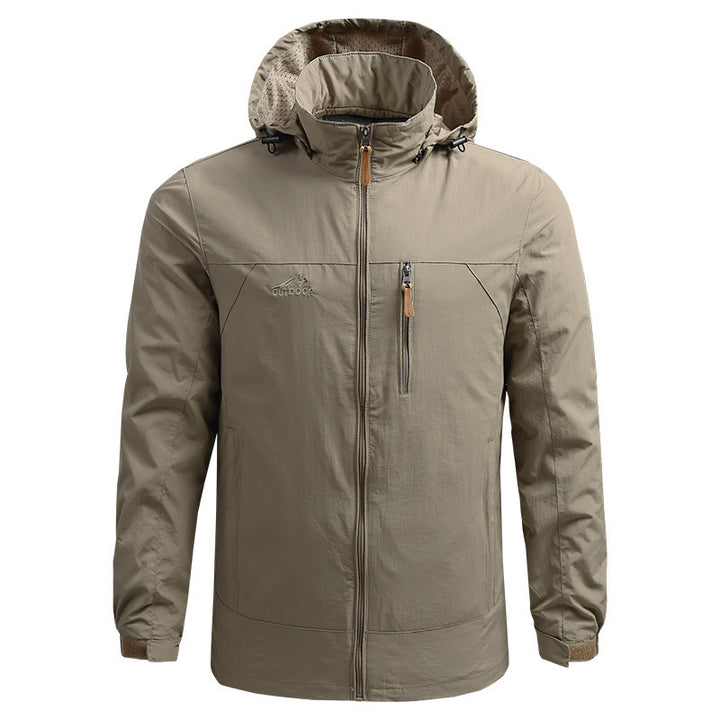 Herren Hochleistungs-Windjacke mit praktischen Taschen Echo Archiv