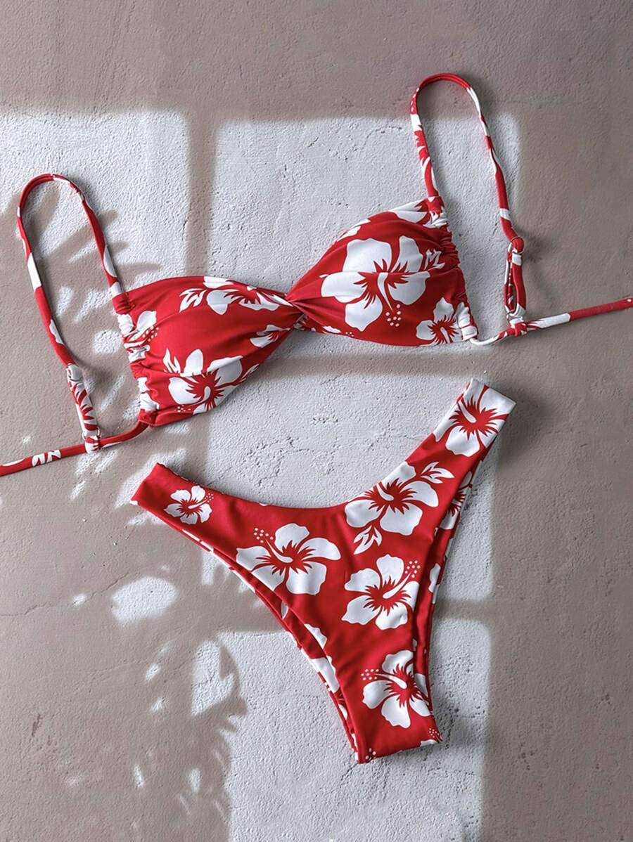 Damen Floral Bikini-Set Echo Archiv