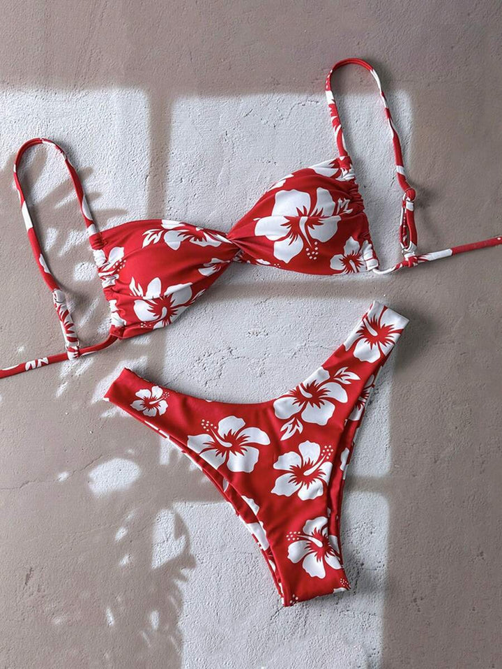 Damen Floral Bikini-Set Echo Archiv