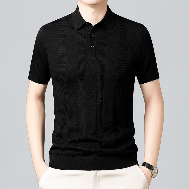Herren Poloshirt mit strukturiertem Design von Echoarchiv