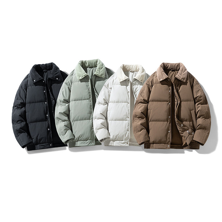 Herren Gepolsterte Winter-Steppjacke mit Teddykragen und winddichter Thermofüllung Echo Archiv