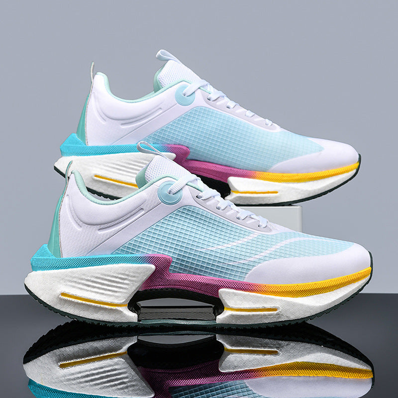 Unisex leichte Straßen-Laufschuhe mit stabilisierender TPU-Fersenkappe, reaktionsfreudiger EVA-Zwischensohle und griffiger Profilgummilaufsohle – Tavélo