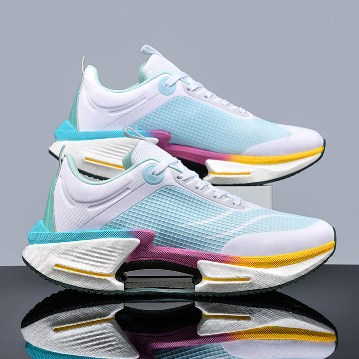 Unisex leichte Straßen-Laufschuhe mit stabilisierender TPU-Fersenkappe, reaktionsfreudiger EVA-Zwischensohle und griffiger Profilgummilaufsohle – Tavélo