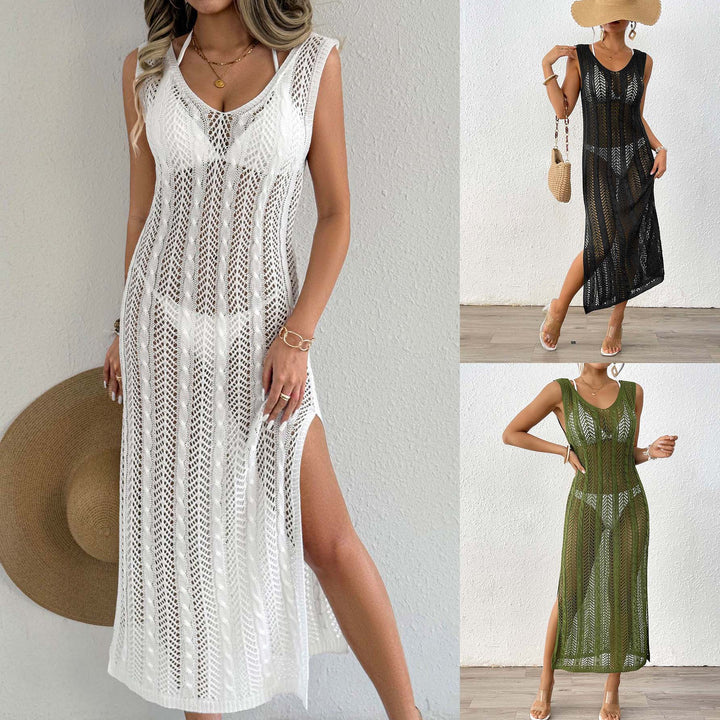 Damen eleganter Häkelsarong mit transparentem Design Echo Archiv