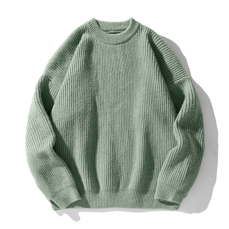 Unisex Oversize Grobstrickpullover mit Raglanärmeln und gerippten Bündchen Echo Archiv