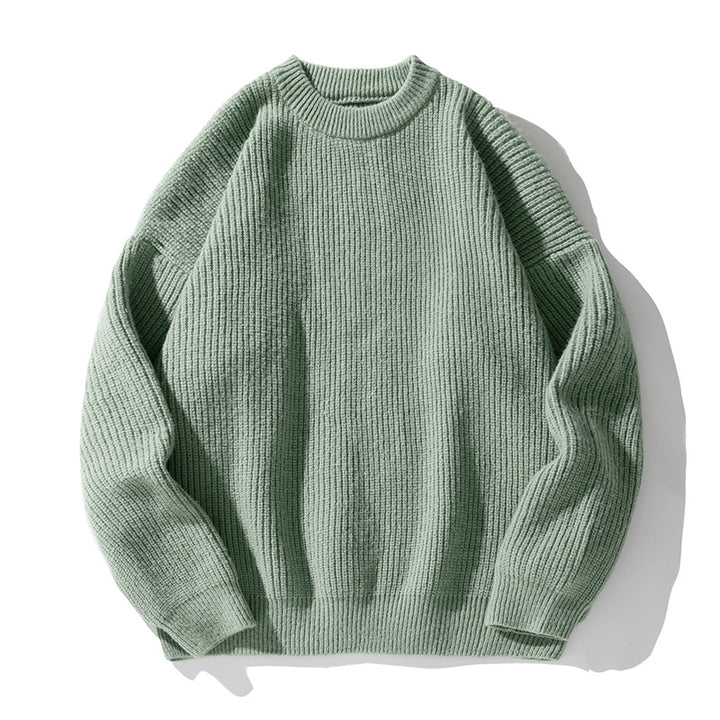 Unisex Oversize Grobstrickpullover mit Raglanärmeln und gerippten Bündchen Echo Archiv