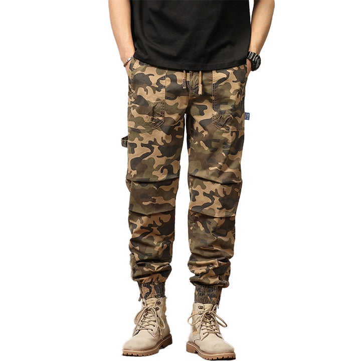 Herren Camouflage Utility-Joggerhose mit elastischem Tunnelzugbund, Kniefalten und Mehrfachtaschen Echo Archiv