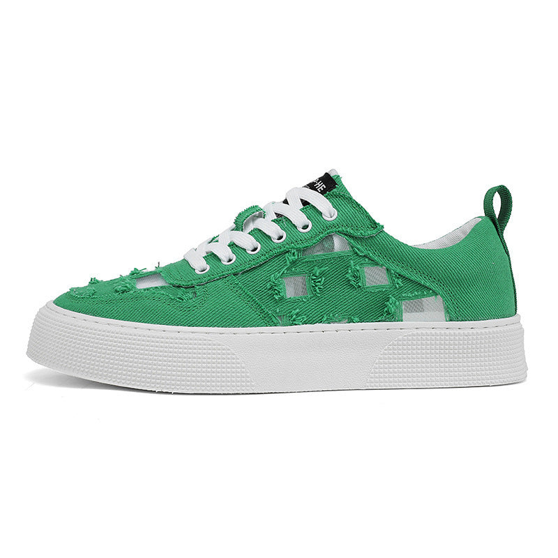 Damen modische Sneaker mit trendiger Distressed-Optik und strapazierfähigem Obermaterial Echo Archiv