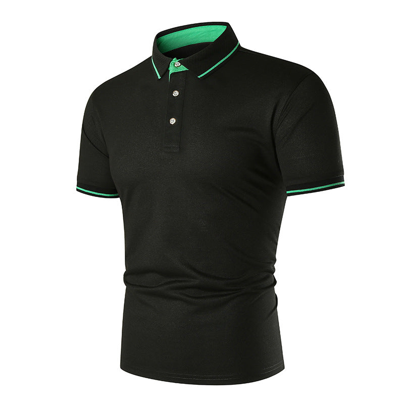 Herren Poloshirt mit kontrastierendem Kragen und atmungsaktiven Eigenschaften Echoarchiv