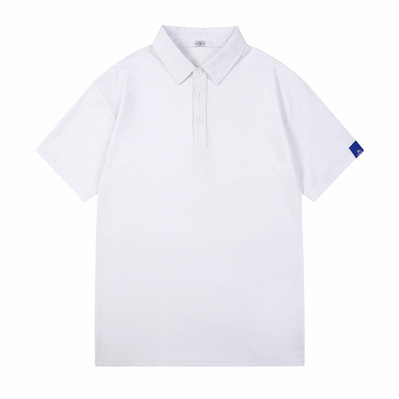 Herren atmungsaktives Poloshirt mit knopfverzierten Details Echoarchiv