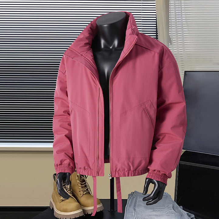 Herren Thermo‑isolierte Kurzblouson‑Jacke mit Stehkragen und Tunnelzugbund Echo Archiv